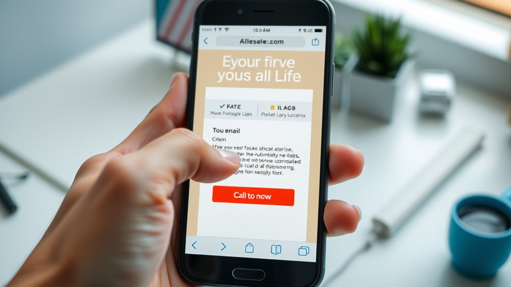 effective email content call to action smartphone