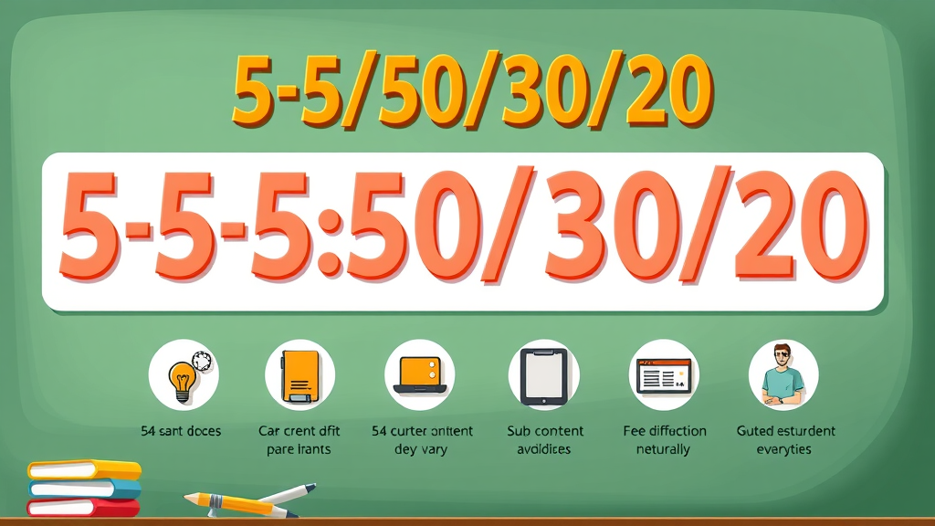 Infographic explaining the 5 5 5 and 50/30/20 rules for local business social media advertising