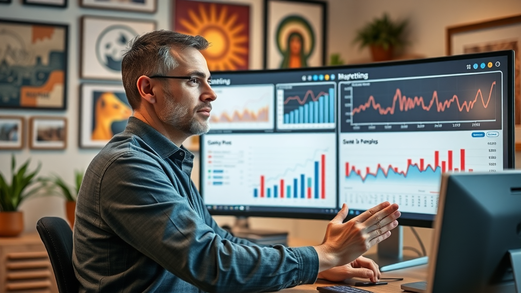 Albuquerque digital marketing KPI dashboard monitoring ads reach and campaign success