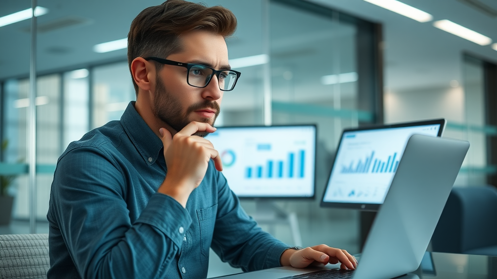 Digital marketing tips for startups - marketer analyzing social media and demographic charts on laptop