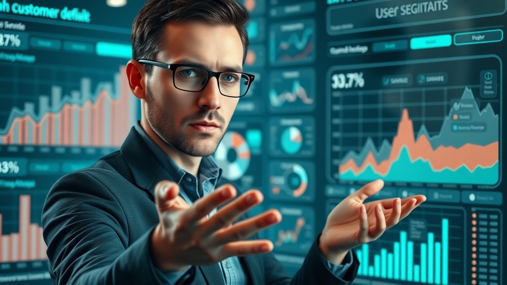 Customer data segmentation dashboard for advanced personalized email campaigns