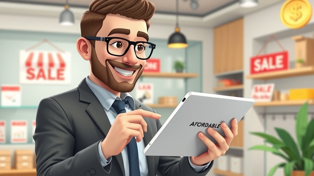 affordable email marketing plan reviewed by small business owner on tablet