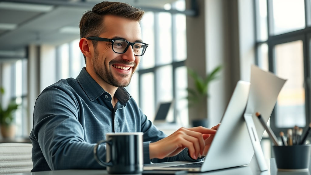 email marketing strategies analytics modern business workspace