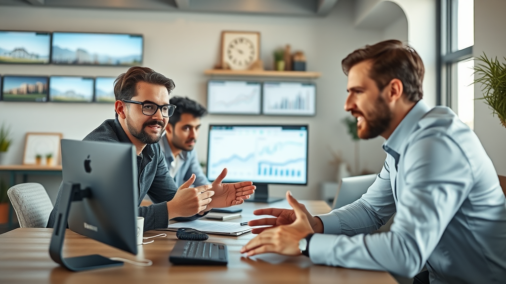 Albuquerque digital marketing team strategizing social media tips