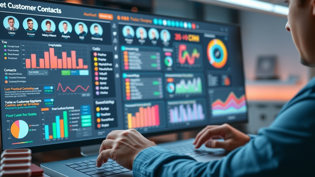 email open rate optimization CRM interface with segmented marketing email lists