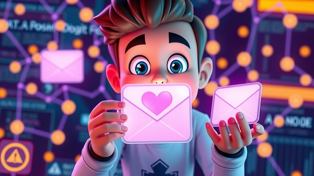 animated personalized email marketing journey showing user receiving custom emails for high ROI