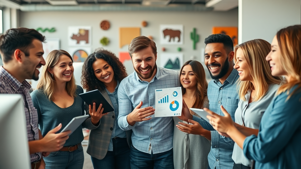 Albuquerque digital marketing agency team collaborating on marketing strategies